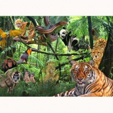 ZOO GREETING CARD Jungle Friends